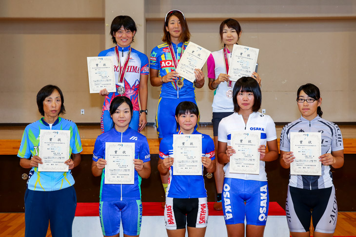 女子ロードレース 表彰