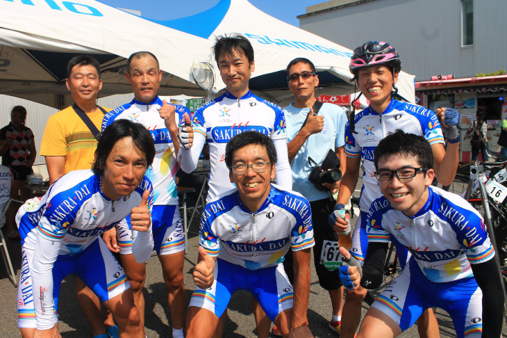 5ステージスズカで見事チーム優勝。桜台レーシングのみなさん