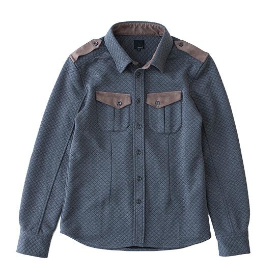 r by reric Quilt Shirts(CHARCORL)
