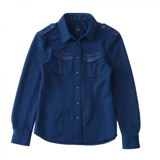 r by reric Quilt Shirts(NAVY)