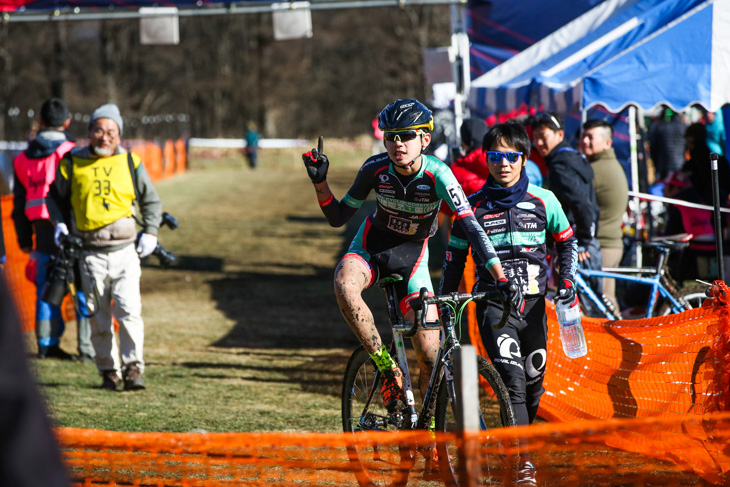C3 独走で勝利した小島大輝 (SNEL CYCLOCROSS TEAM)
