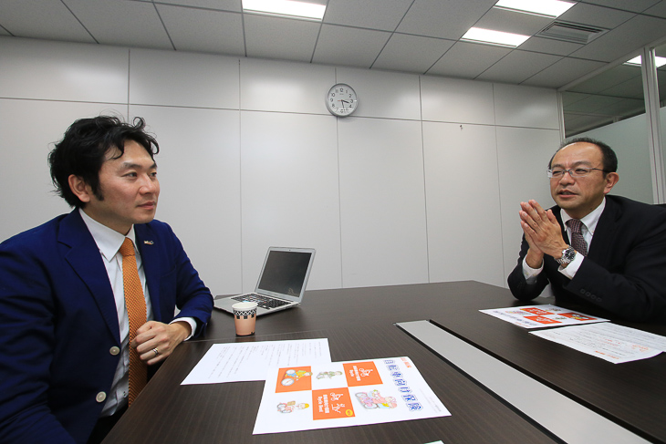 笹嶋さん:「社会的に自転車保険のニーズが高まっています。そのなかで必要とされる保険を考えました」