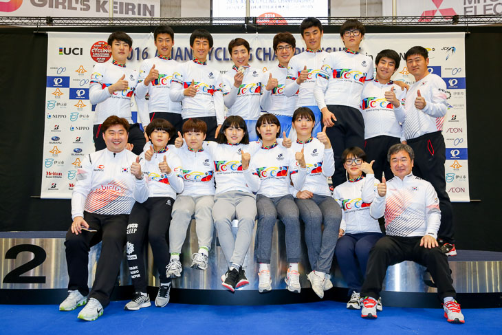 韓国チーム 全員がゴールドメダリスト