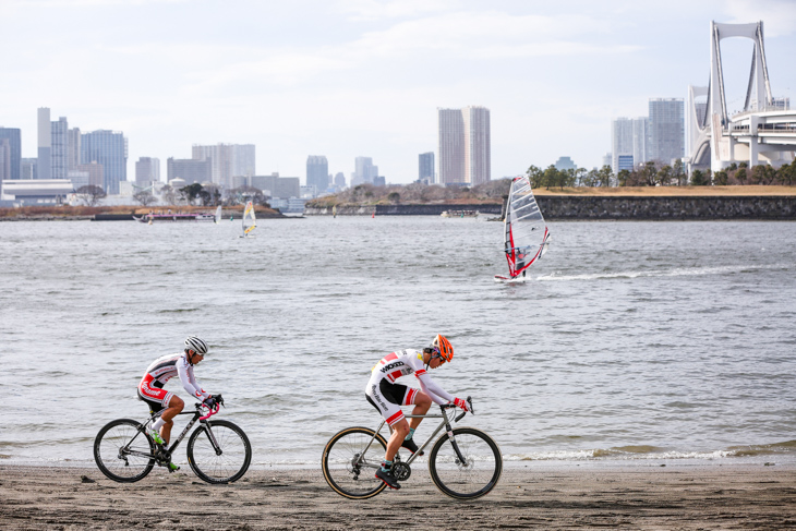 CJトップの織田聖(Above Bike Store Cycle)とCM1トップの筧五郎(56CYCLE)