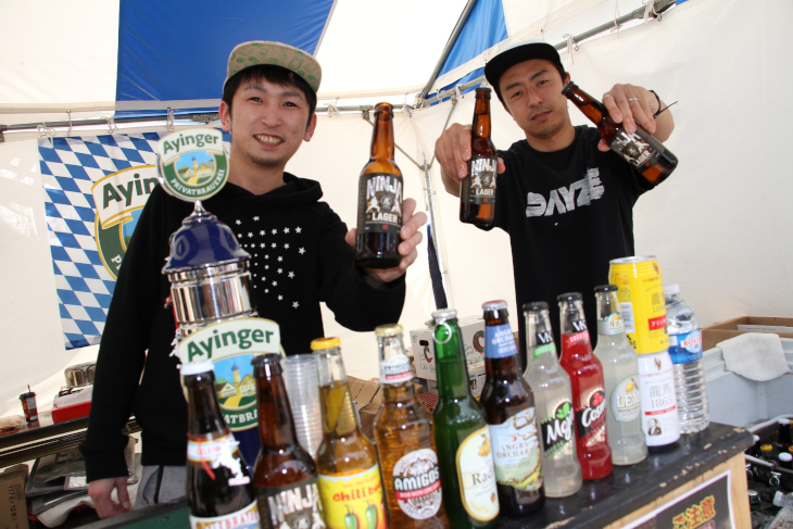 観戦のお供にビールはいかが?