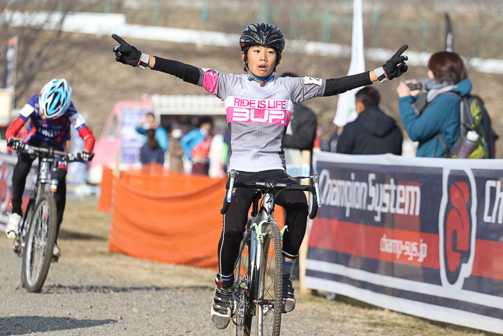 U15優勝は 綾野 尋(cycleclub 3UP)