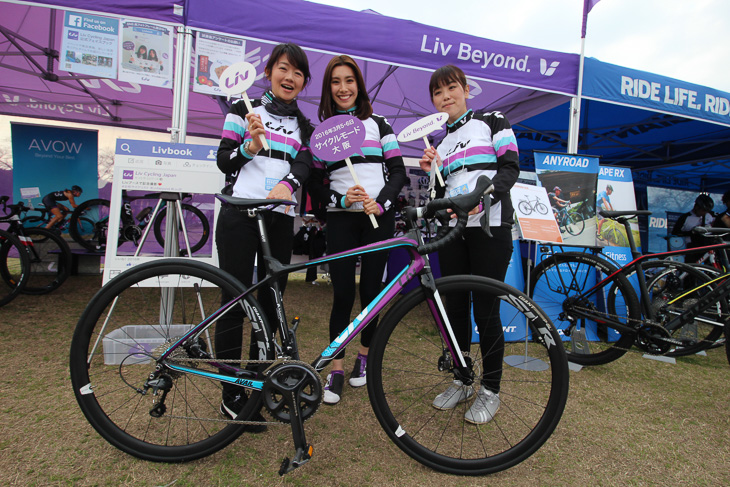 Livガールズの皆さん「女性にもっと自転車を!」