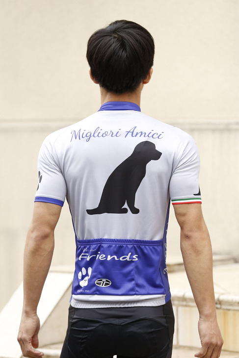 7-ITA Friends Dog Jersey(Grey/Navy)