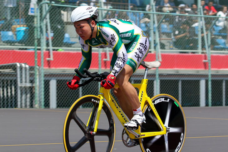 1kmタイムトライアル 1位 山田諒(岐阜第一)1分06秒677 大会新