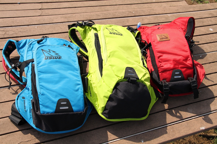 ユースウィー 左よりAIRBONE9、AIRBORNE15、PATRIOT9