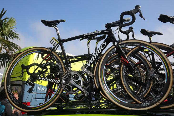 ペーター・サガン(スロバキア、ティンコフ)のスペシャライズド S-WORKS ROUBAIX