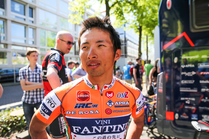 第2ステージの朝を迎えた山本元喜(NIPPOヴィーニファンティーニ)