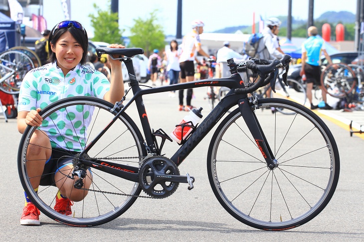 中村妃智さん(team 自転車処 風輪)ウィリエール Cento1SRdesc