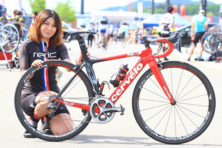野崎桃世さん(team 自転車処 風輪) サーヴェロ S3