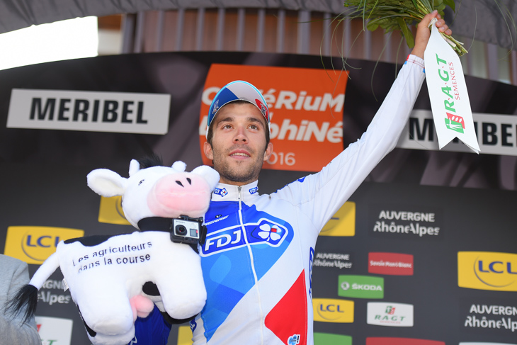 ステージ優勝を飾ったティボー・ピノ(フランス、FDJ)