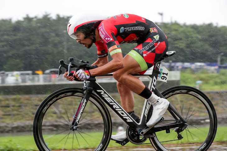 昨年のプロローグで優勝した阿部嵩之(宇都宮ブリッツェン)
