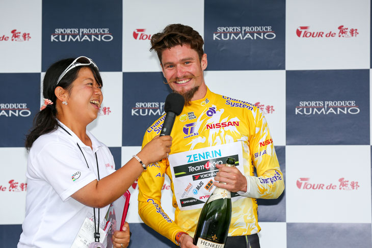 オスカル・プジョル(チーム右京)はツアー・オブ・ジャパンとツール・ド・熊野の2レースを制した