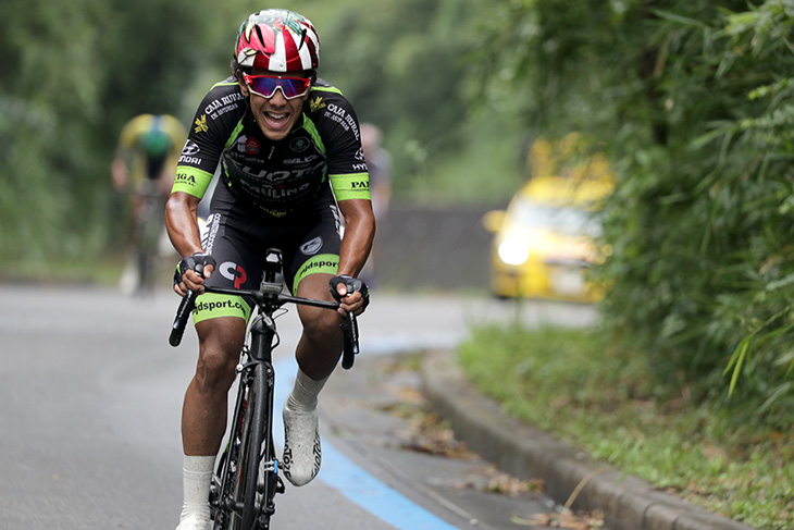 独走する小林海(Team KUOTA C.PAULINO)