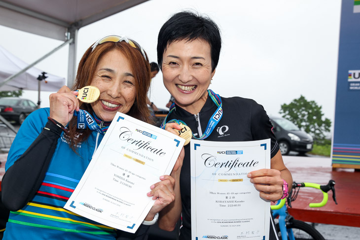 70km女子 45-49でワン・ツーのチェリージャパン