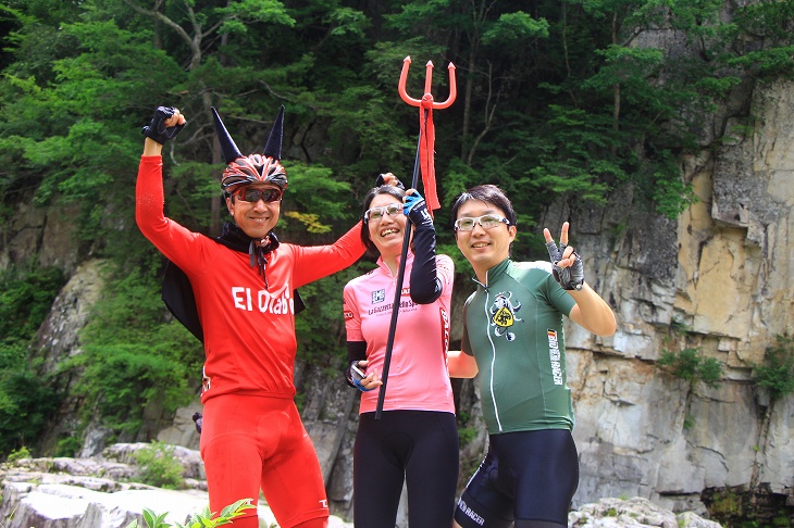 屏風岩で悪魔おじさんと!