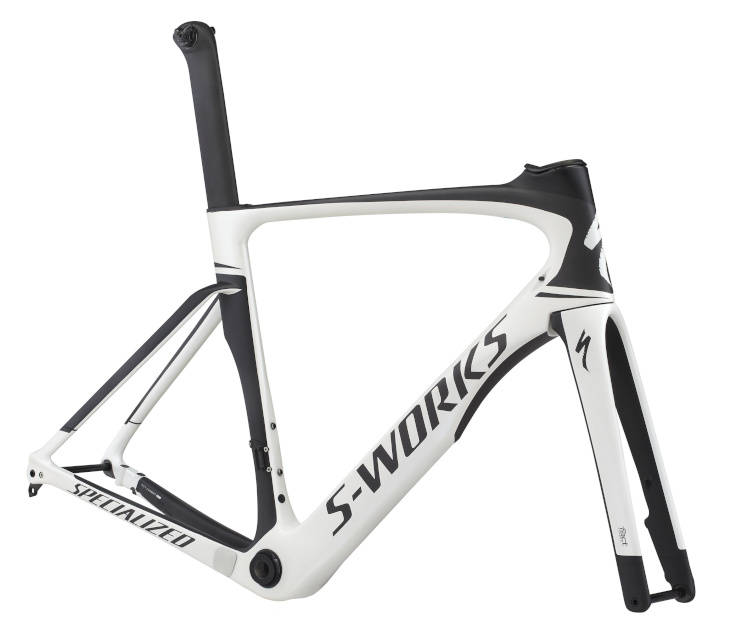 スペシャライズド S-WORKS VENGE DISC ViAS FRAMESET(GLOSS METARLLIC WHITE/SATIN CARBON/BLACK )