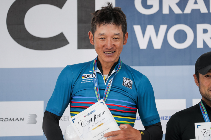 年代別で優勝した西谷雅史(オーベスト)
