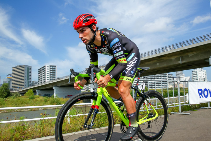 第1ステージ1位 ジョン・アベラストゥリ・イザガ(チーム右京)1分14秒16