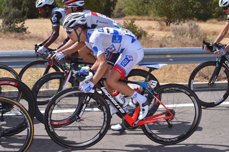 山岳賞のケニー・エリッソンド(フランス、FDJ)