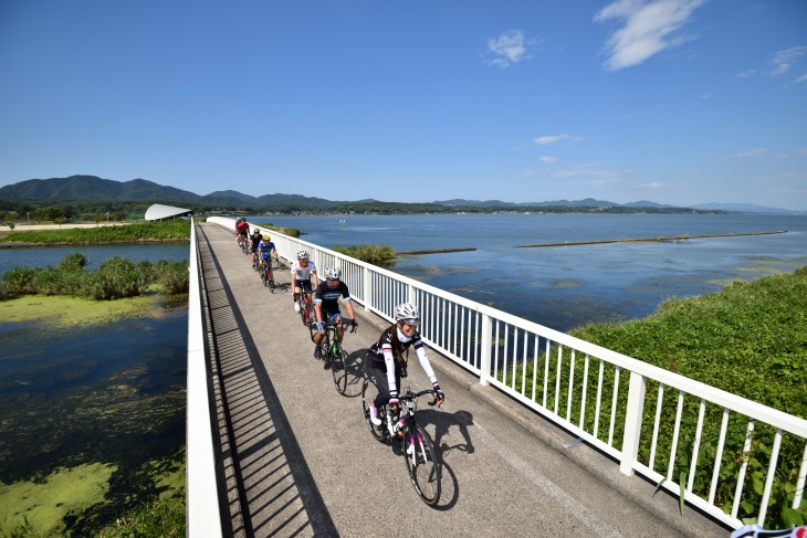 神話の舞台となった斐伊川を渡ります。絶景!!