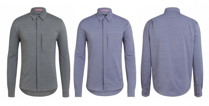 Rapha Merino Oxford Shirt(Black/Dark Grey、Dark Navy)