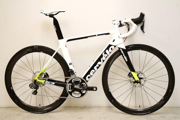 サーヴェロ S3 DISC(シマノULTEGRA Di2仕様、WHT/BLK/LIME)