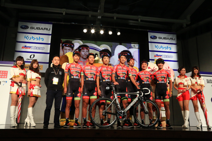 最初の登場チームは宇都宮ブリッツェン