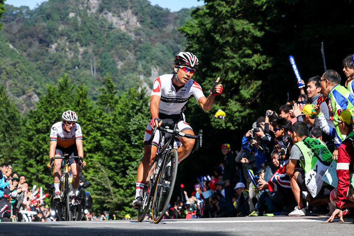 6周目の山岳賞は井上和郎(ブリヂストンアンカーサイクリングチーム)が獲得