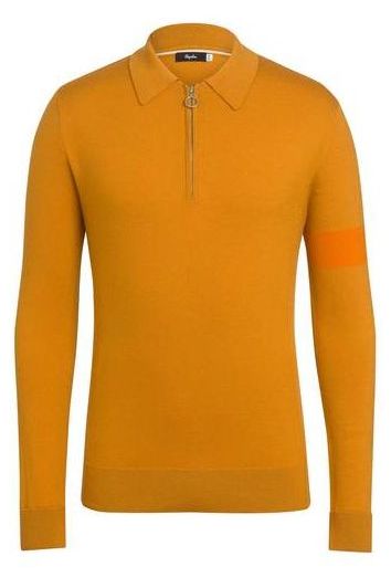 Rapha LONG SLEEVE MERINO POLO(バーントオレンジ)