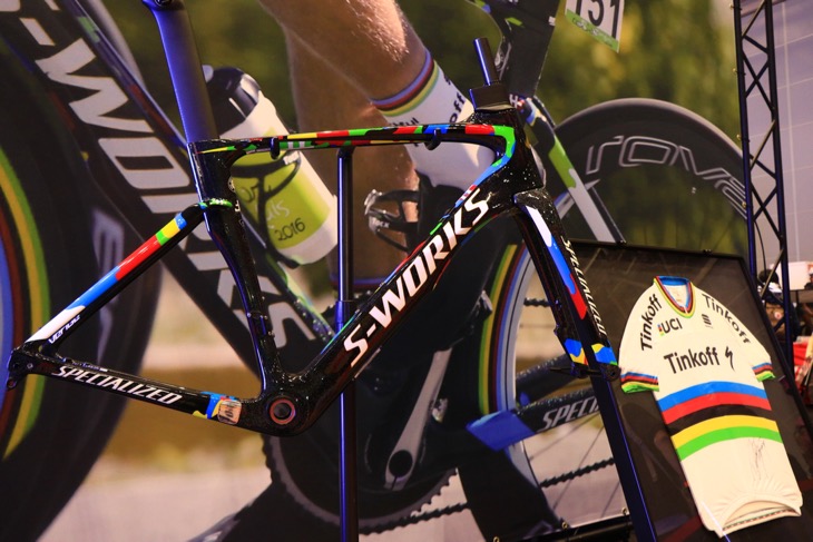 ペーター・サガン(スロバキア)の世界選手権2連覇を祝って先日発表されたばかりのS-Works Venge ViAS Disc サガンエディション