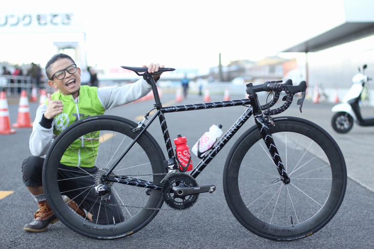 喜多忠俊さん (サンクスサイクルラボ)スタイナー チタンオーダーバイク