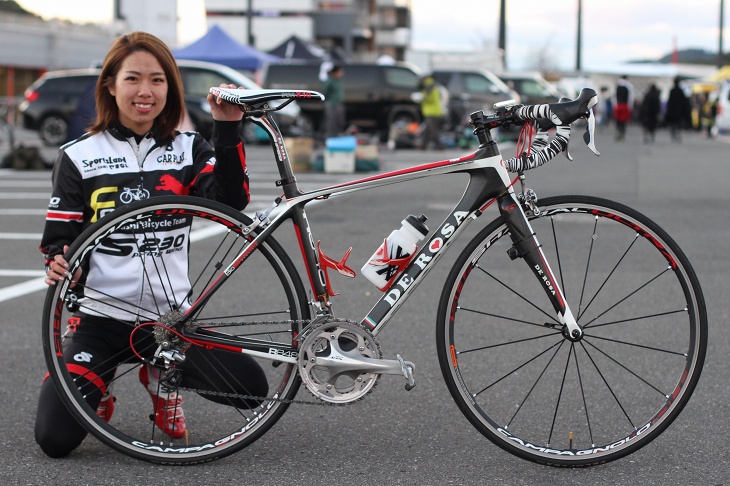 柳本愛奈さん Forzi:k山梨 デローザ R848