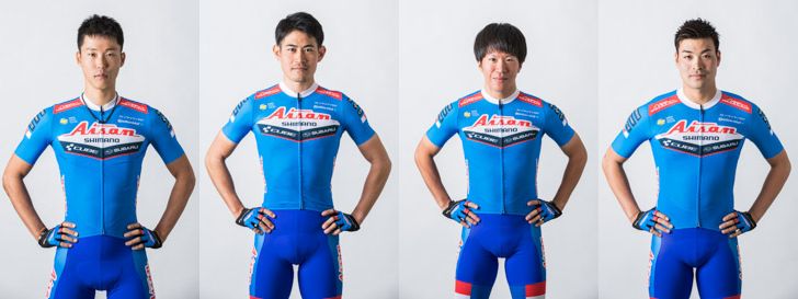 継続メンバー 左から小森亮平、早川朋宏、黒枝士揮、原田裕成