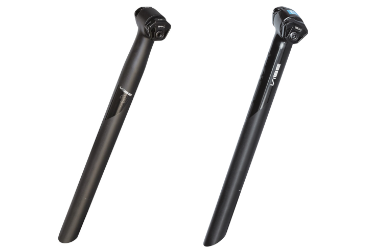 PRO VIBE カーボンシートポスト(左)、PRO VIBE シートポスト(右)