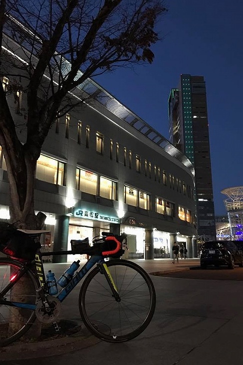 高松駅にゴール!