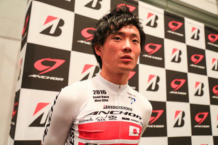全日本ジャージで走れるレースを大切にしていきたいと語る初山翔