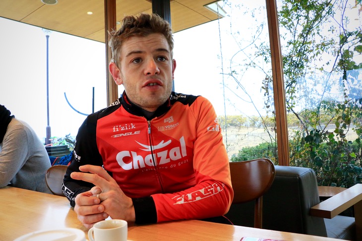 「日本のレースを走るのが楽しみ。砂が好きだから良いレースを見せたい」スティーブ・シェネル(クロスチームバイG4)