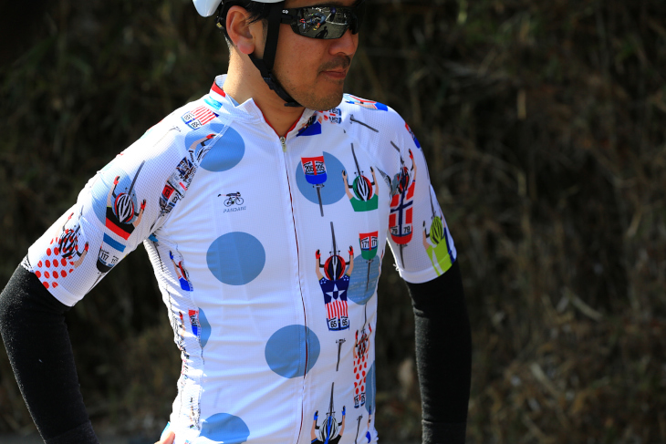 パンダーニ 水玉 Road Race レーシング半袖ジャージ