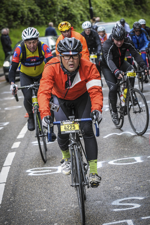 最も有名なCAUBERG。最後の登りを楽しむ
