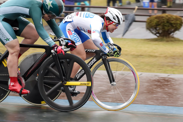 女子スプリント 前田佳代乃(京都府自転車競技連盟)が優勝