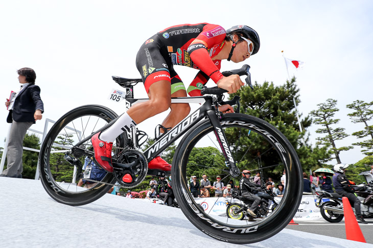 8位で日本人選手最高位の岡篤志(宇都宮ブリッツェン)