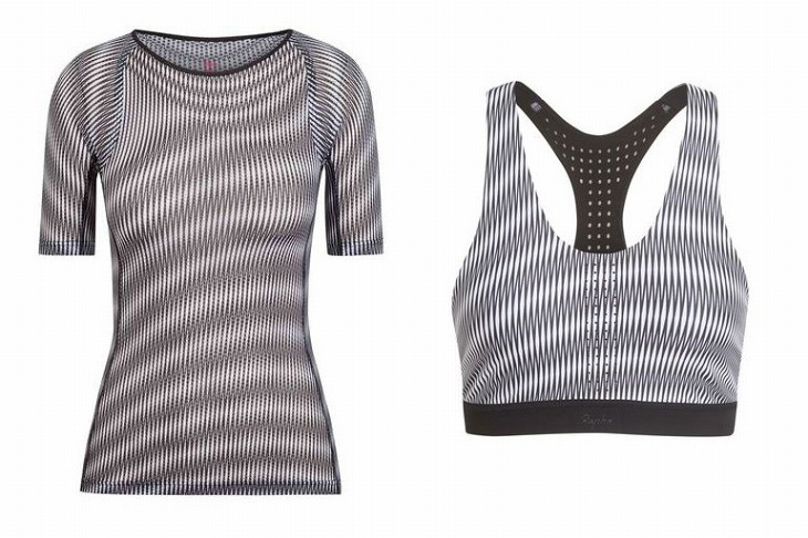 Rapha Lines Souplesse Base Layer-Short Sleeve&Lines Medium Support Bra