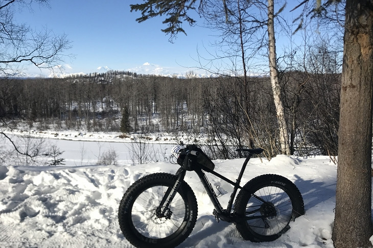 デナリ山、マッキンリーがレース中に現れた!