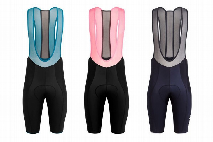 Rapha Flyweight Bib Shorts(ダークブルーグリーン、ハイビズピンク、ダークネイビー)