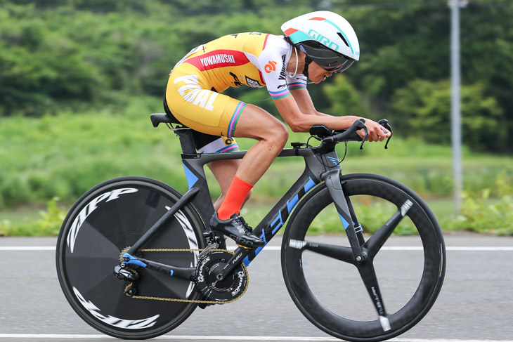女子エリート 3位 唐見実世子(弱虫ペダルサイクリングチーム)